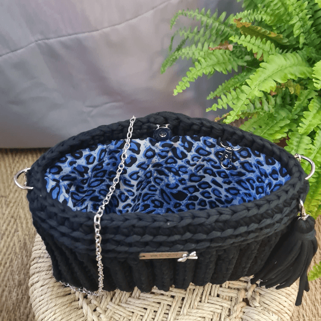 Sac à bandoulière au crochet - Modèle Bégonia 