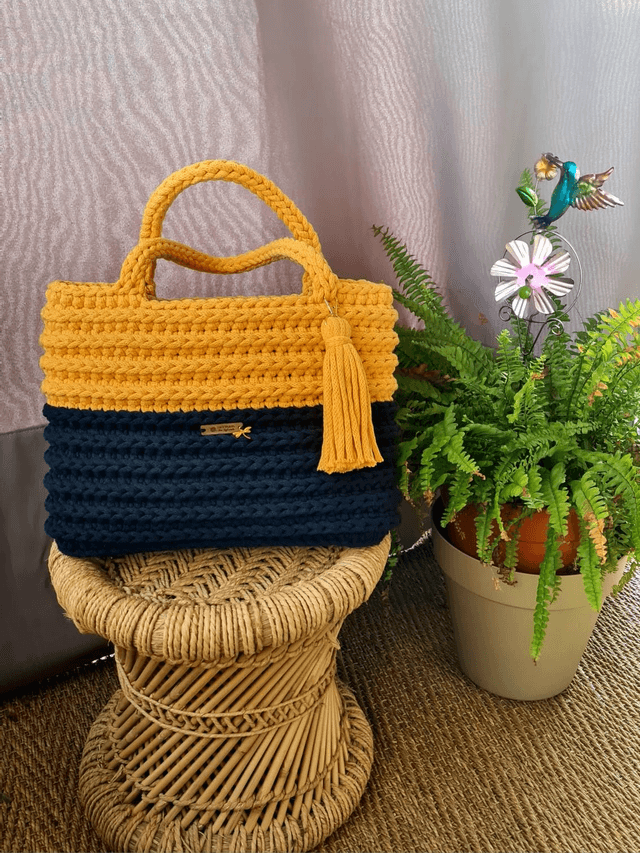 Sac à main au crochet - Modèle Amaryllis