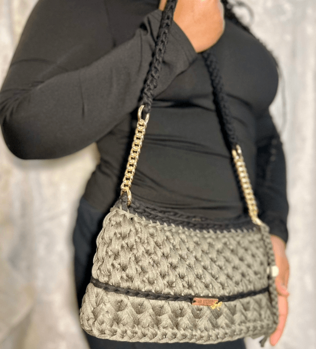 Sac à main au crochet - Modèle Gardénia