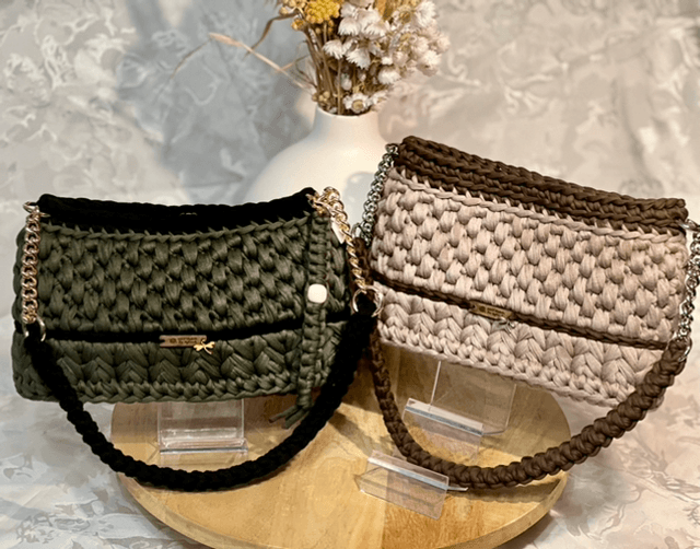 Sac à main au crochet - Modèle Gardénia